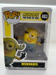 Funko Pop - Minions the Rise of Gru 403, na caixa, no estado das fotos