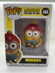 Funko Pop - Minions the Rise of Gru 404, na caixa, no estado das fotos