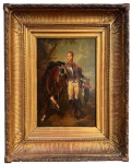 Antoine Jean GROS (1771-1835) - oleo s/ madeira, medindo: 34 cm x 23 cm e 58 cm x 46 cm  (carimbo de Paris, 47 LE PELETIER)