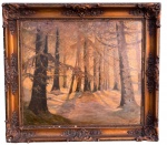 Alfred SISLEY (1839-1899) - oleo s/ cartão, medindo: 70 cm x 78 cm e 93 cm x 1,02 m