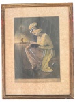 George ROMNEY (1734-1802) - gravura aquartelada, medindo: 33 cm x 24 cm