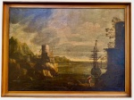 Pintura Europeia, autor desconhecido, oleo s/ tela, medindo: 1,30 m x 94 cm