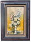 ???? - assinatura ilegível, oleo s/ madeira, medindo: 49 cm x 29 cm e 74 cm x 53 cm