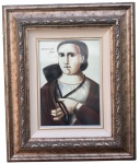 Reynaldo FONSECA (1925-2019) - pastel s/ papel, medindo: 46 cm x 32 cm e 67 cm x 81 cm