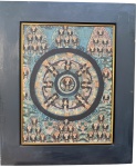 Pintura oriental, oleo s/ tecido, medindo: 60 cm x 46 cm