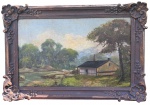 SIRLEY - oleo s/ madeira, medindo: 36 cm x 57 cm e 68 cm x 46 cm