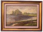 Walter Brandao FEDER (1909-1957) - oleo s/ tela, medindo: 48 cm x 72 cm e 98 cm x 73 cm