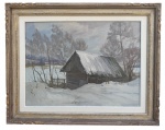 A.M. DEZIVEBEB (pintor Russo) - oleo s/ tela, medindo: 60 cm x 80 cm e 1,02 m x 81 cm