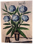 Bernard BUFFET (1928-1999) - tapeçaria em lã, medindo: 1,00 m x 75 cm