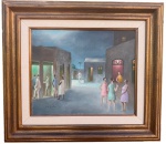 JOÃO MARIA DOS SANTOS - oleo s/ tela, medindo: 38 cm x 45 cm e 70 cm x 62 cm