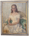 H.MEDINA - oleo s/ tela, medindo: 99 cm x 79 cm e 92 cm x 1,11 m
