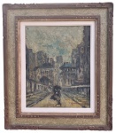 Tadashi KAMINAGAI (1899-1982) - oleo s/ madeira, medindo: 50 cm x 40 cm e