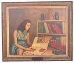 PASTANA - oleo s/ tela, medindo: 59 cm x 71 cm e 87 cm x 74 cm (dedicatoria " Rio, 969 à sua querida neta Rosane V - 975")