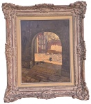 Georgina DE ALBUQUERQUE (1885-1962) - oleo s/ eucatex, medindo: 48 cm x 38 cm