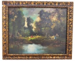 GABRIELLI - oleo s/ tela, medindo: 59 cm x 75 cm e 92 cm x 77 cm
