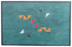 Décio VIEIRA (1922-1988) - acrilico s/ madeira, medindo: 99 cm x 63 cm