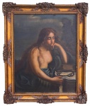 Pintura Europeia, oleo s/ tela, medindo: 60 cm x 47 cm e 63 cm x 76 cm