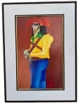 Aldemir MARTINS (1922-2006) - oleo s/ tela, "CANGACEIRO", medindo: 61 cm x 37 cm e 61 cm x 84 cm