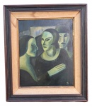 Ismael NERY (1900-1934) - oleo s/ tela, medindo: 46,5 cm x 38 cm e 54 cm x 63 cm