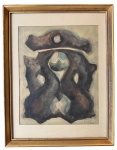 Samson FLEXOR (1907-1971) - aquarela s/ papel, medindo: 33 cm x 26 cm e 35 cm x 45 cm