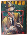 Benjamin SILVA - oleo s/ tela, medindo: 81 cm x 60 cm