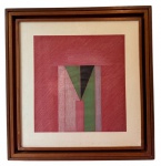 Décio VIEIRA (1922-1988) - pastel s/ papel, assinado e dedicatória no verso "Para José Paulo com o abraço amigo do Décio VIEIRA 1977" em 15/6/1987. medindo: 25 cm x 24 cm e 39 cm x 40 cm