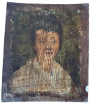 Walter Brandao FEDER (1909-1957) - oleo s/ madeira, precisa restauro total, medindo: 26 cm x 22 cm