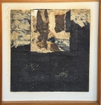 Antônio Dias-Alemanha - Colagem 1994 Selo Atrás  - Med;102x96cm Sem Moldura (Acompanha Certificado)