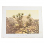 The Desert Of Sinai, s/d. Litografia colorida. 21 x 27 cm. Não-emoldurada.