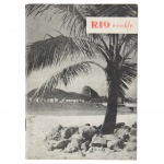 Rio Weekly, 1958. Nº 4 Revista, Diretor responsável Leopoldo Aires. Em bom estado de conservação.