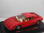 Miniatura em metal de carro Ferrari Testarosa 1984 - Escala: 1/18 - Na base Original . Marca: Burago.