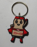 Chaveiro Promocional da bebida YAKULT .Tamanho: 6cm