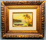 QUADRO - RAFAELE COSTELLANE - OST - Retratando PAISAGEM. Med. 40x47 cm.