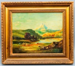 QUADRO - OSM - Representando Paisagem. Med. 32x38 cm.