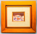 QUADRO - OST - Representando Peixes. Med. 33x36 cm.