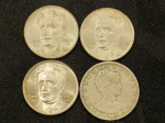 LOTE DE MOEDAS DE 400 REIS, ANOS 1901 - 1936 - 1937 E 1938 - PEÇAS ORIGINAIS APRESENTANDO PÁTINA NATURAL DO TEMPO E EVENTUAIS MARCAS DE MANUSEIO HUMANO. TRATA-SE DE MOEDAS AUTÊNTICAS, PRESERVADAS EM SUAS CARACTERÍSTICAS ORIGINAIS. TODOS OS ITENS CONSTANTES NO CATÁLOGO DESSE LEILÃO, SÃO VENDIDOS COMO DESCRITOS E MOSTRADOS NAS FOTOS. CASO AINDA HAJA ALGUMA DÚVIDA, É IMPORTANTE ESCLARECER ANTES DO DIA DO LEILÃO.