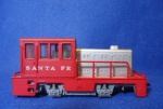 Ferromodelismo - Santa Fé Manobreira diesel, fabricado na YogusláviaTrens Elétricos - Escala HO - no estado, não testado, em metal (Ferromodelismo, Trenzinho, Brinquedo, Colecionismo, Ferrovias)