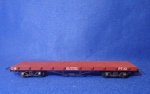 Ferromodelismo - Vagão Prancha - Frateschi Trens Elétricos - Escala HO - no estado, não testado, em metal (Ferromodelismo, Trenzinho, Brinquedo, Colecionismo, Ferrovias)