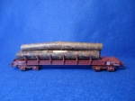 Ferromodelismo - Vagão de Carga/ Troncos - LIMA Trens Elétricos - Escala HO - no estado, não testado (Ferromodelismo, Trenzinho, Brinquedo, Colecionismo, Ferrovias)