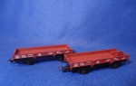 Ferromodelismo - Vagonetas, lote com 2 peças - Jouef Trens Elétricos - Escala HO - completa no estado, não testado (Ferromodelismo, Trenzinho, Brinquedo, Colecionismo, Ferrovias)