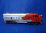 Ferromodelismo - Locomotiva Atma F7 Santa Fé - ATMA, Industria Brasileira Trens Elétricos - Escala HO - Requer restauro - no estado, não testado, em metal (Ferromodelismo, Trenzinho, Brinquedo, Colecionismo, Ferrovias)