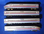Ferromodelismo - Trens Bachmann lote com 4 partes - Amtrak City Sprinter - Bachmann Trens Elétricos - Escala HO - no estado, não testado (Ferromodelismo, Trenzinho, Brinquedo, Colecionismo, Ferrovias)