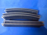 Ferromodelismo - Trilhos Escala HO - Lote com 28 peças contendo trilhos diversos, conexões e desvios - no estado, não testado (Ferromodelismo, Trenzinho, Brinquedo, Colecionismo, Ferrovias)