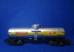 Ferromodelismo - Vagão Tanque SHELL Frateschi - Frateschi Trens Elétricos - Escala HO - no estado, não testado, (Ferromodelismo, Trenzinho, Brinquedo, Colecionismo, Ferrovias)