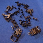 Ferromodelismo - Roletes escala HO peças de reposição e restauro - para restauro - Trens Elétricos - Escala HO - no estado, não testado (Ferromodelismo, Trenzinho, Brinquedo, Colecionismo, Ferrovias)