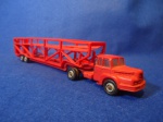 Carrinho Miniatura - NOREV - Caminhão Cegonha em plastico injetado Tracteur UNIC - Industr. Francesa - NO ESTADO ( carrinho, modelismo, colecionismo, miniatura, brinquedo)