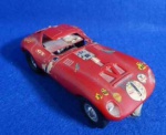 AUTORAMA - Carrinho de corrida Autorama vermelho da ESTRELA, Industria Brasileira (para restauro) - não testado, no estado - (briquedo, jogos, colecionismo)