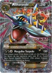 POKÉMON - M Sharpedo-EX (XY200 - Carta Gigante ( colecionismo, colecionador, jogos, animes, estratégia)