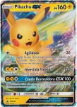 POKÉMON - Pikachu-GX (PR-SM_SM232) - Carta Gigante ( colecionismo, colecionador, jogos, animes, estratégia)