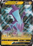 POKÉMON - TOXTRICITY V PS 210 - SWSH017 - Carta Gigante ( colecionismo, colecionador, jogos, animes, estratégia)